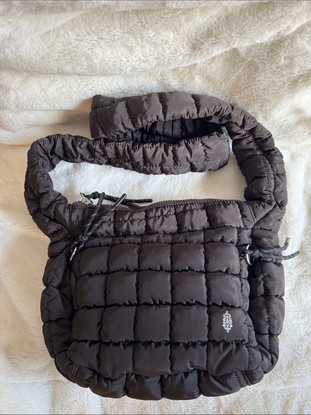 FP Movement Quilted Baby Carryall Sling Bag Chocolate Brown 🤎 NWOT - Picture 8 of 12
